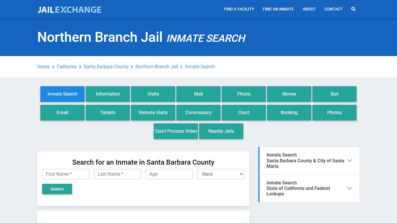 Northern Branch Jail, CA Inmate Search: Roster & Mugshots